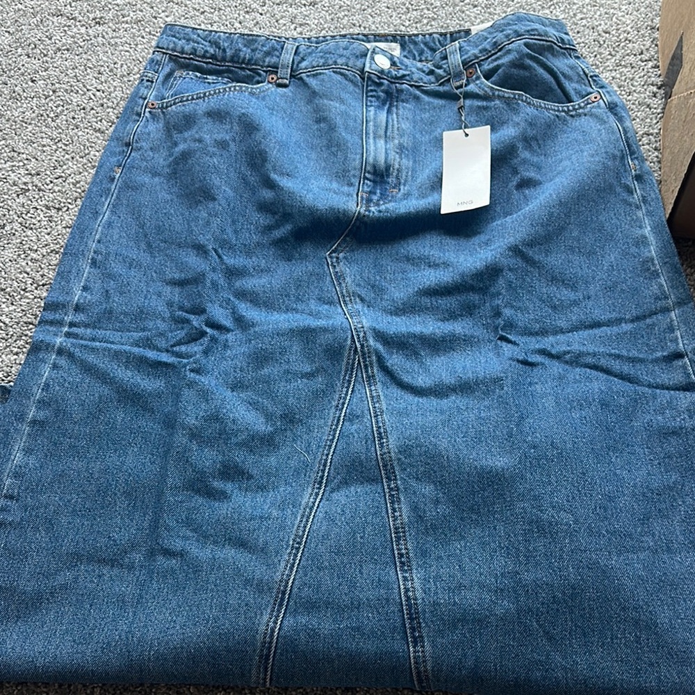 Blue Denim Skirt